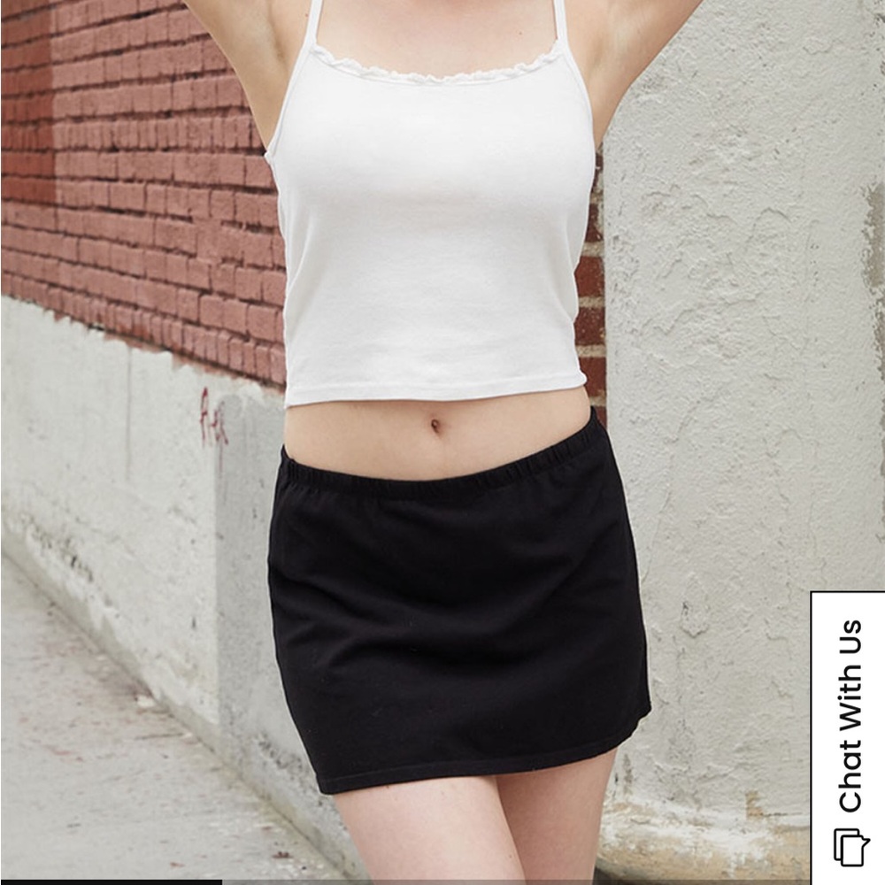 Brandy Melville Black Mini Skirt